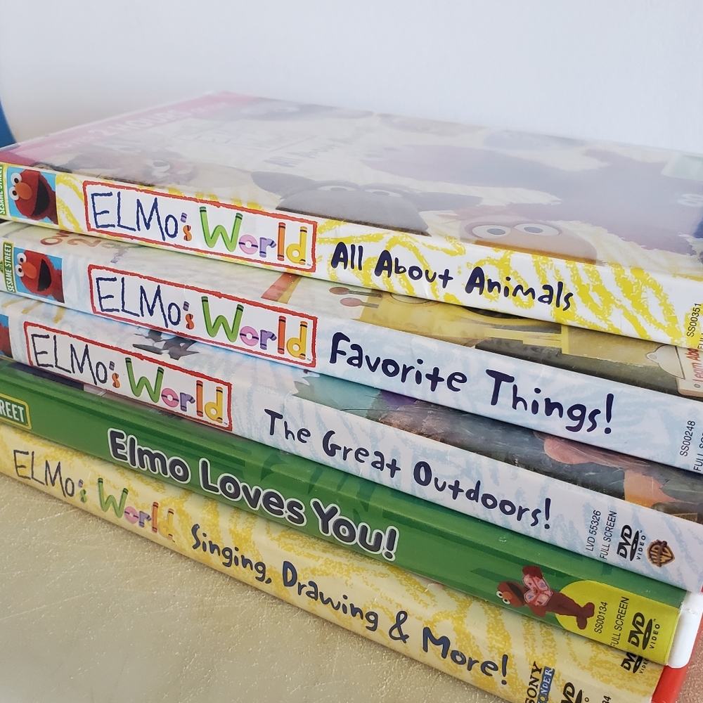 Elmo DVDs (lot of 5)